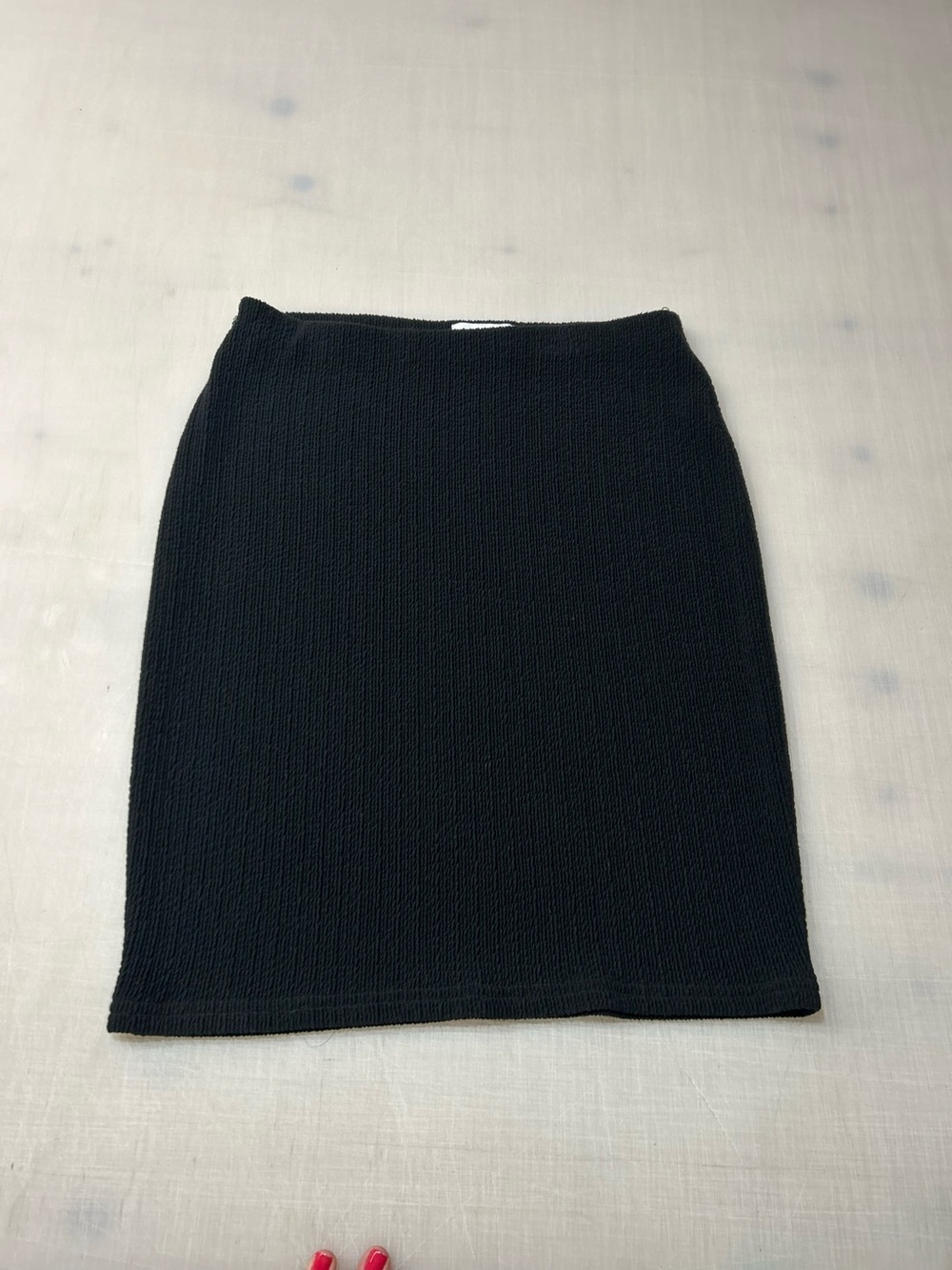 Black Knit Pencil Skirt - Women size 7